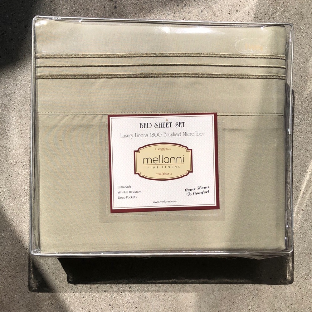 Mellanni Twin Bed 🛌 Sheets